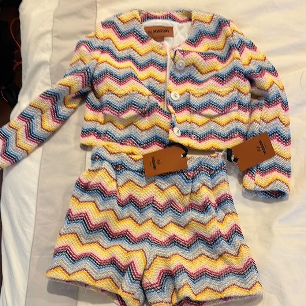 Missoni Colorful Zigzag Knit Ensemble